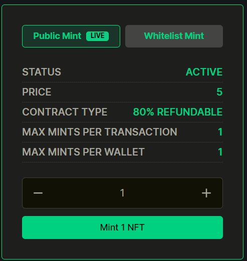 minting process