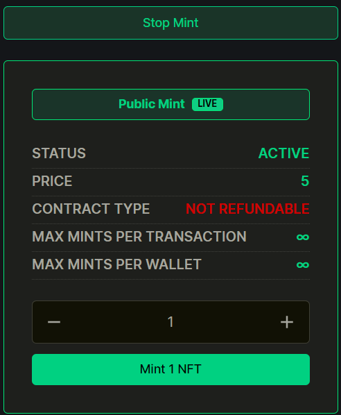 mint is live